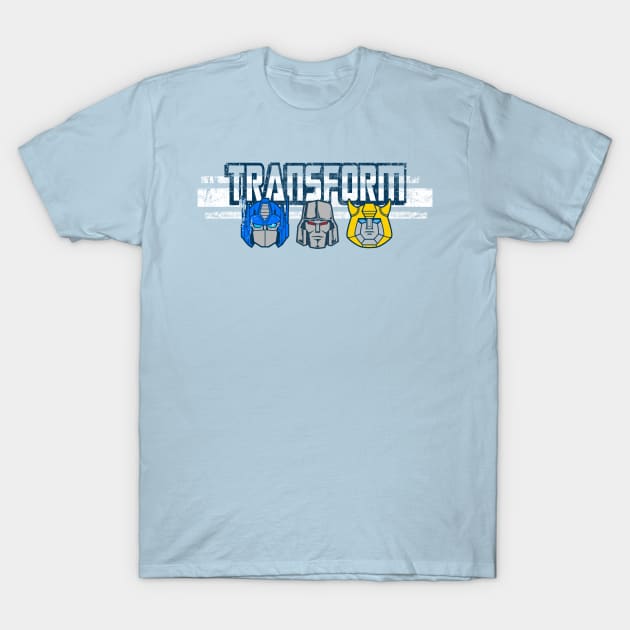 TRANSFORMERS GEN 1 STRIPES T-Shirt by ROBZILLA